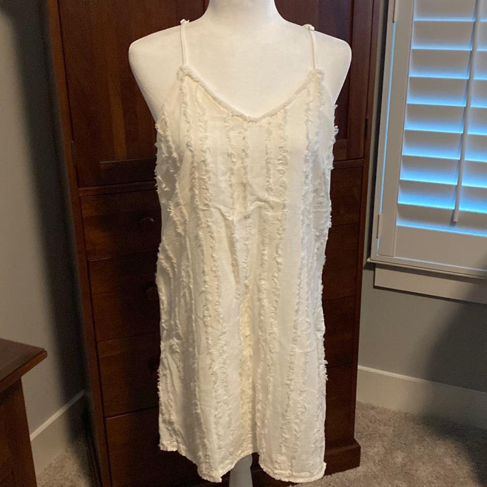 Very j Off White Dress Sz L
